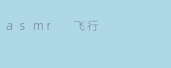 asmr 飞行